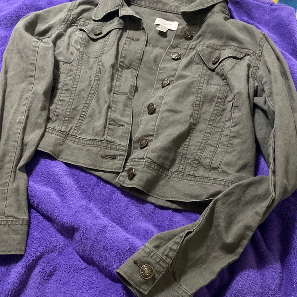 Loft cropped jacket